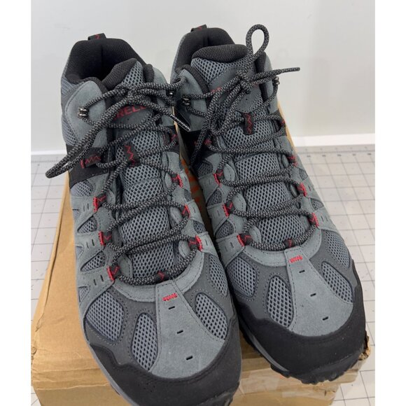 Merrell Men's Accentor 3 Waterproof Mid Hiking Boots Rock/Gray Sz. 13 New - Picture 2 of 8